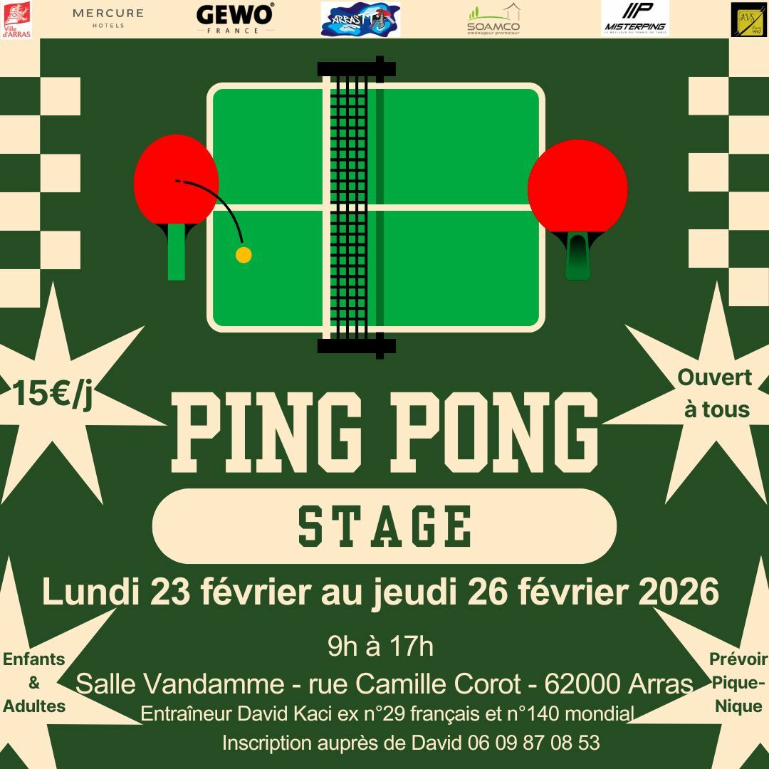 Stage vacances de février