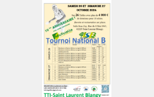 Tournoi St Laurent Blangy