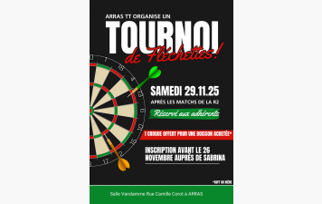 Tournoi de fléchettes