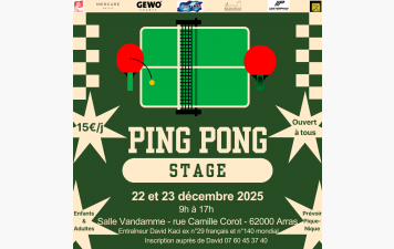 Stage vacances de Noël